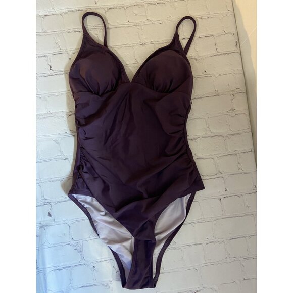 Cupshe Purple One-Piece Swimsuit NWT Small - Picture 1 of 4